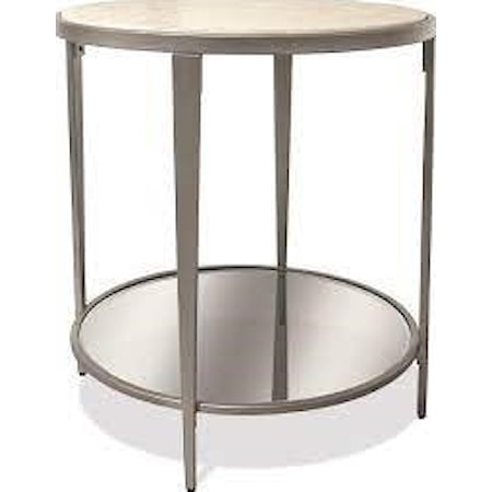 22x22x24 Round End Table