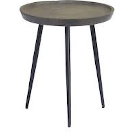 17.5x17.5x20 Round Accent Table