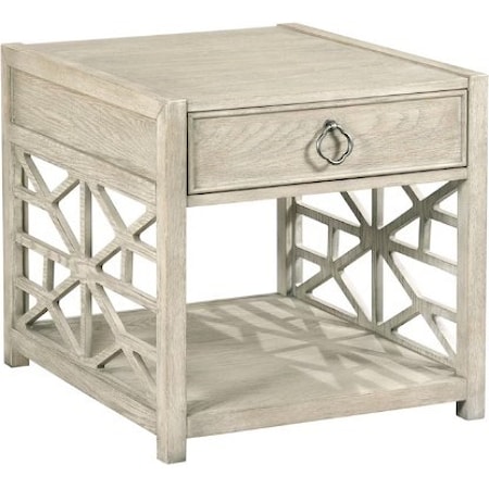 24x28x24 1-Drawer End Table