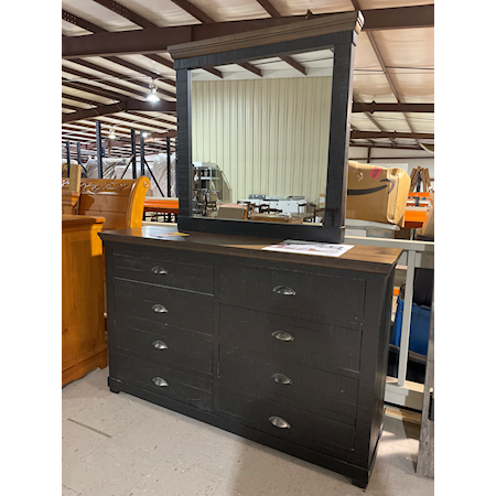 Dresser and Mirror