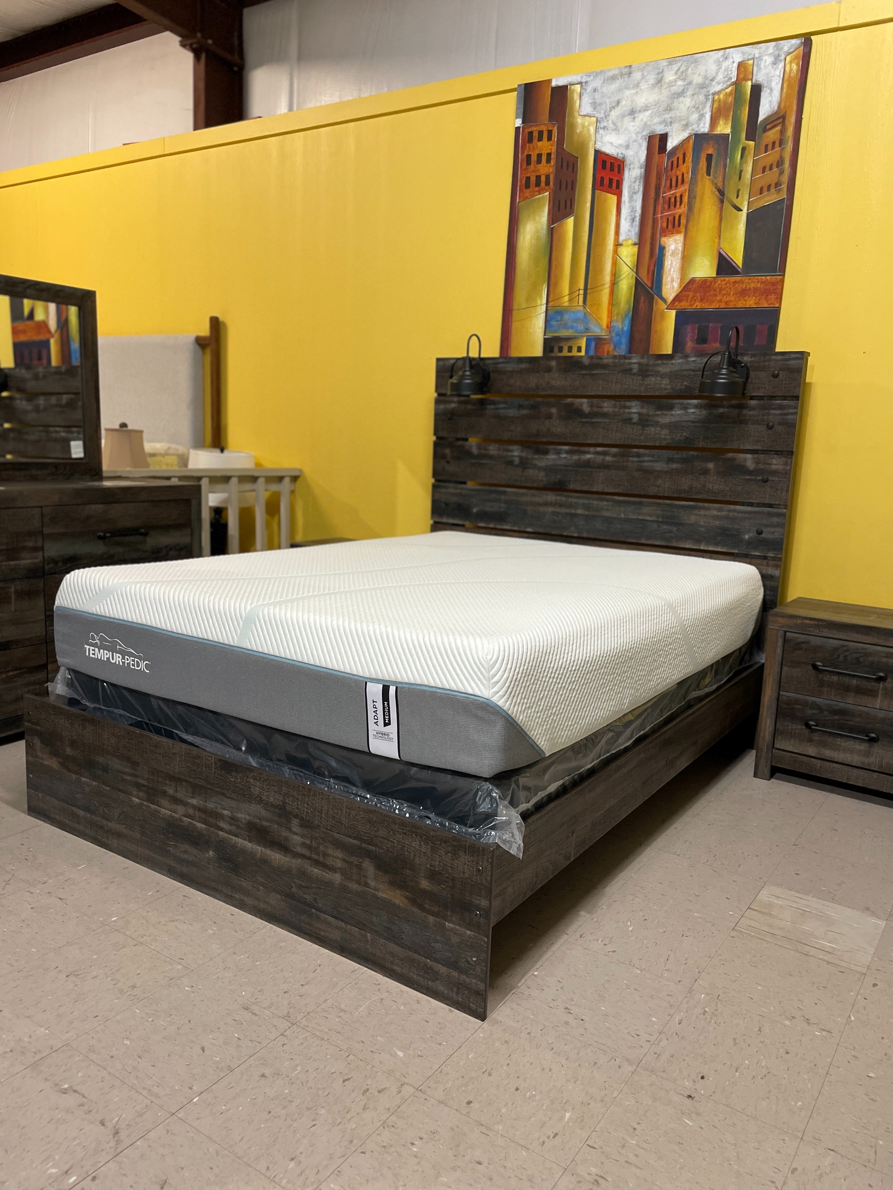 Dystan Collection Panel Bed by Signature Design by Ashley. 

King $499
Queen $399
Twin $299
* Full also available


