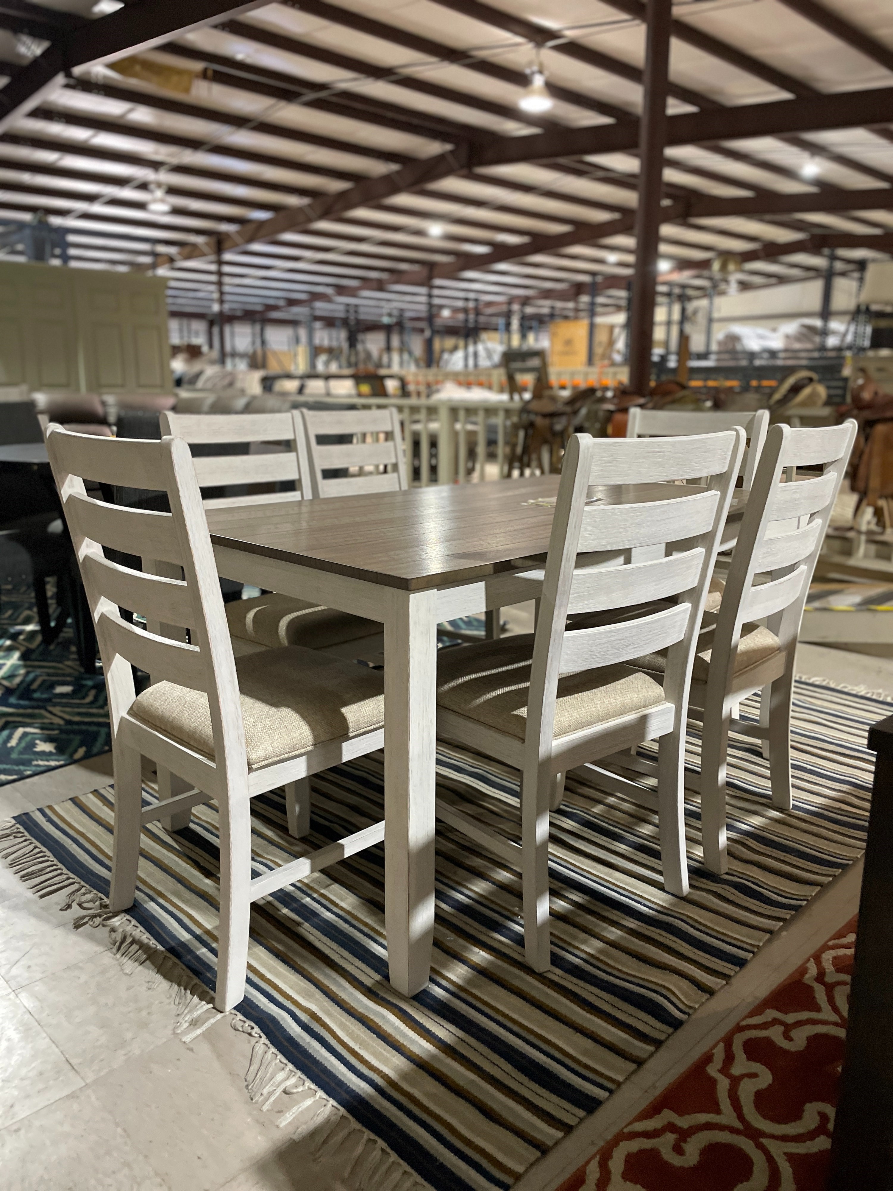 Dining Table And Chairs (Set Of 7)
Skempton Collection by Signature Design by Ashley