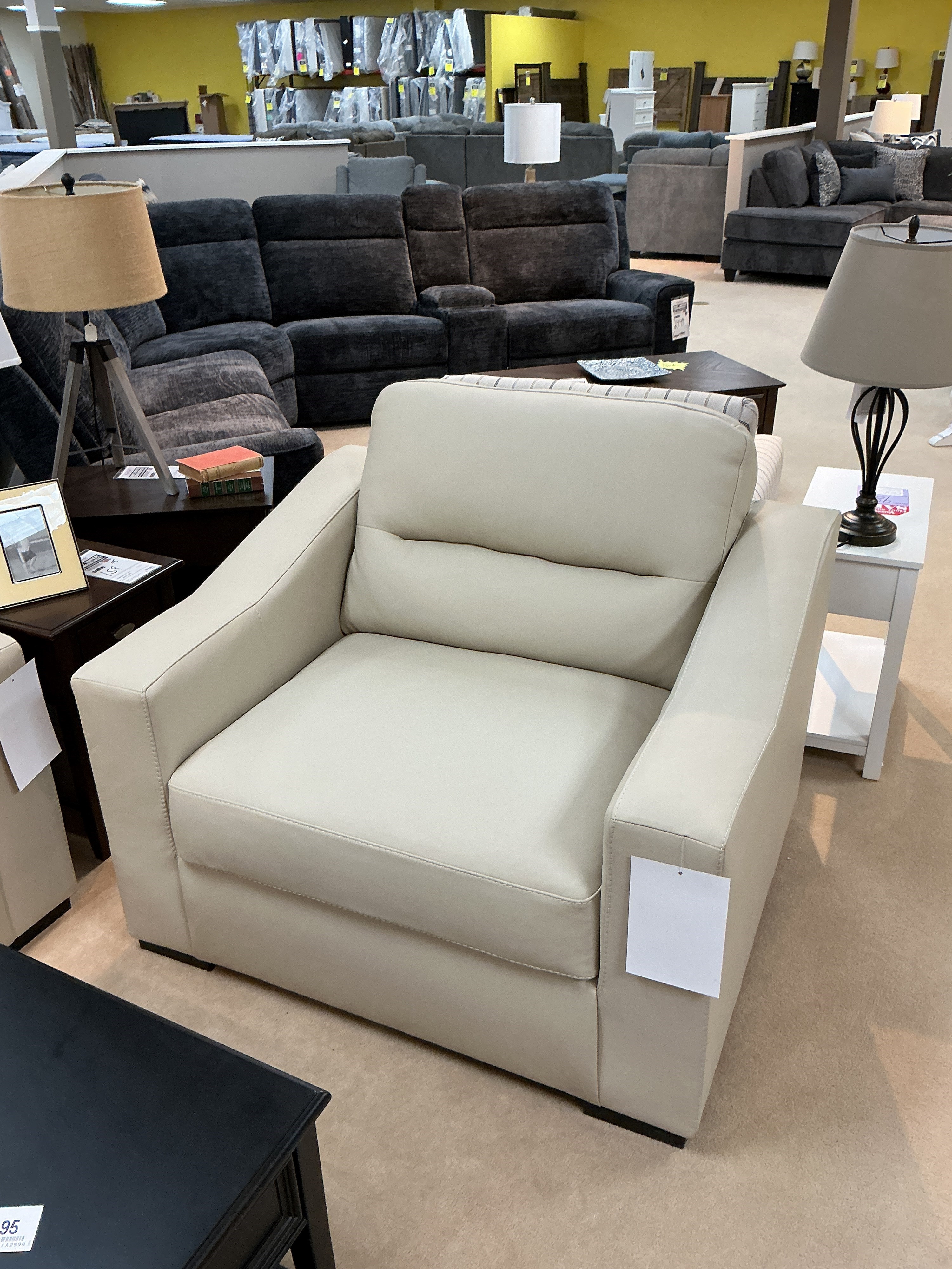 Ashley Leather Chair 1/2 