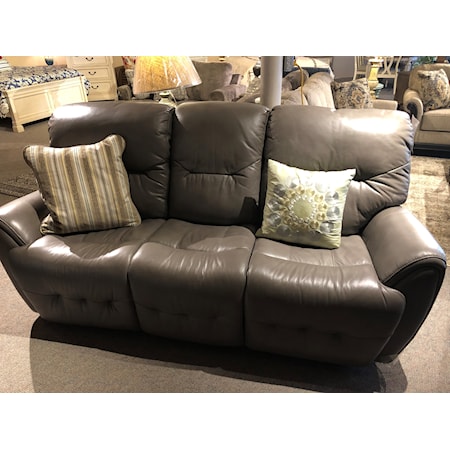 Flexsteel Power Reclining Grey Leather Sofa
Can be seen at our Ft Morgan location! Click 'Contact Us' to ask a question or purchase!