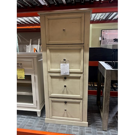 PARKER HOUSE FURNITURE
4 DRAWER TALL FILE CABINET