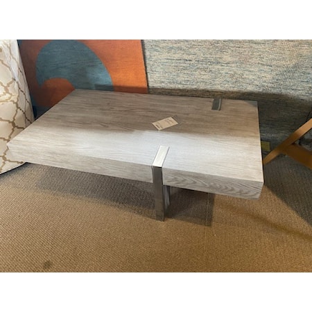 JOHNSTON CASUALS
ARCADIA RECT COFFEE TABLE
54 X 30 X 18
WOOD FINISH: CASTLE GRAY
METAL FINISH: PLATINUM, UPCHARGE
AVAILABLE TO SPECIAL ORDER IN OTHER WOOD AND METAL FINISHES