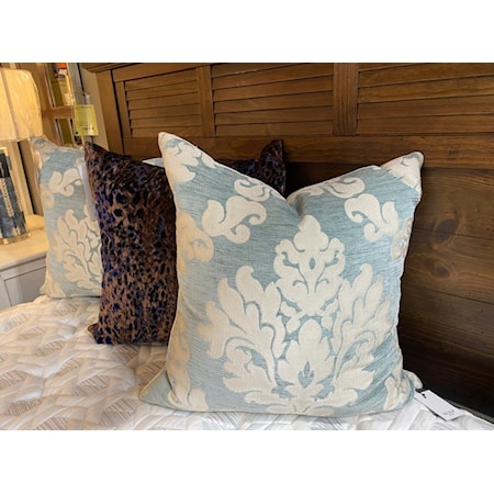 D.V. KAP HOME / CANAAN COMPANY

CANCUN PILLOW

DIMENSIONS: 24X24

Front: Polyester, Cotton, Viscose
Back: Polyester
Feather Down Insert Included

2 AVAILABLE