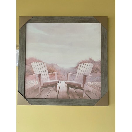 STREAMLINE ART
DECK CHAIRS 24 X 24
CANVAS MOUNT AND FRAMED