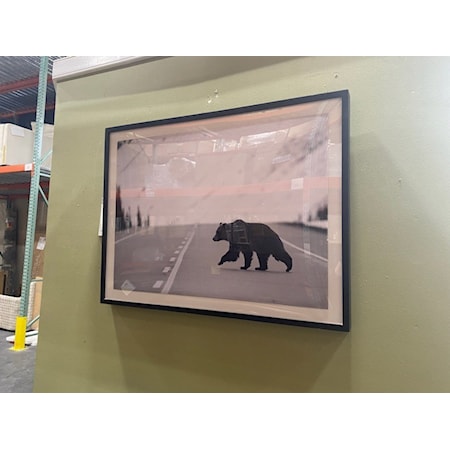 FOUR HANDS | "GRIZZLY BEAR" ARTWORK | Museum-quality framing, contemporary paneling and varied sizing bring a new air of cutting-edge sophistication to carefully-curated art.
Photo with Black maple frame | 40W 2.5D 30H