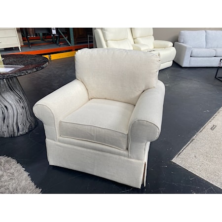 HEKMAN/WOODMARK

Roman Swivel Chair

Fabric: 1540-093 Zone 2
Seat Width: 22"
Seat Depth: 20"
Seat Height: 21.5"
Arm Height: 25"
Overall Dimensions: 37.5 X 36 X 35

