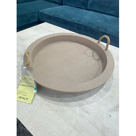 REGINA ANDREWS

Aegean Serving Tray (Natural)

22 DIA, 2.5H

Inspired by Ancient Greece, the Aegean tray wears a natural faux rattan finish with complementary jute rope handles.

