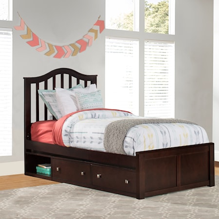 Hillsdale - Twin Finley Arch Bed. (trundle not included)