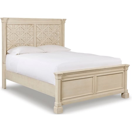 Ashley - Queen Bed with Lattice Panels.