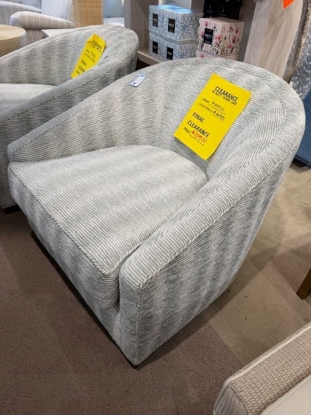 THEODORE ALEXANDER BARREL CHAIR