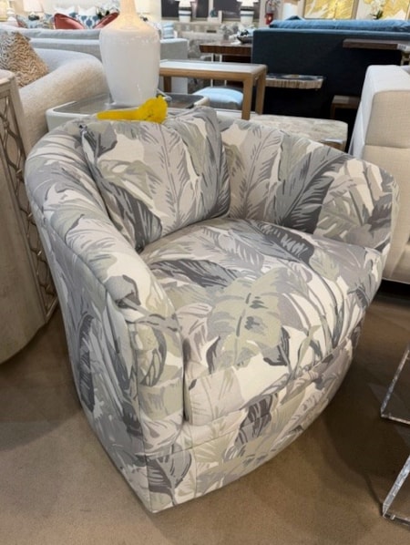 THEODORE ALEXANDER SWIVEL CHAIR (QTY 2 AVAILABLE)