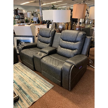 Power Reclining Loveseat w/ Console