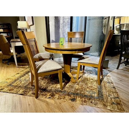 Canadel "Gourmet" Round Table with 4 Chairs