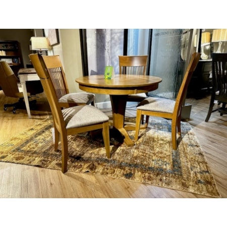 Canadel "Gourmet" Round Table with 4 Chairs