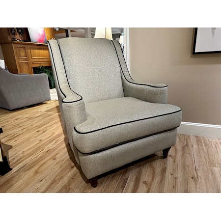 Accent Chair with contrasting welt