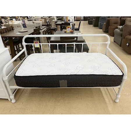 Hillsdale White Metal Daybed
This Hillsdale White Metal Daybed just hit our Clearance floor!. Does not include twin mattress. Item is AS-IS, No Service and All Sales Final. Please come in to Godby Discount Furniture and Mattress to check it out today. We suggest calling store to check availability before lengthy travel to see. Thank you!