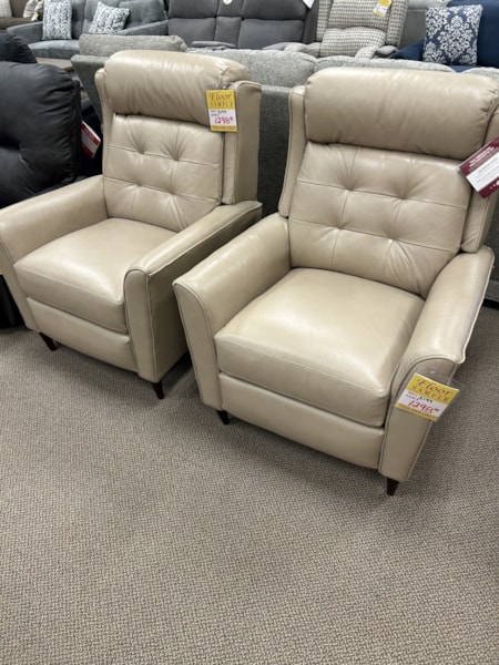 Lazboy Brentwood leather accent recliner.