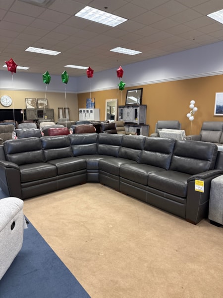 Lazyboy 4-PC Leather Lenox Sectional  