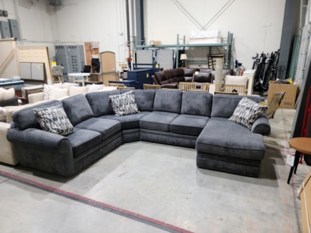 Dolly 4 piece sectional with chaise by England with frame coil kit included.