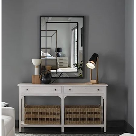 Gorgeous Sofa Table/Entrance Console with Baskets