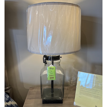 Sharolyn glass lamp. Store discontinued. 