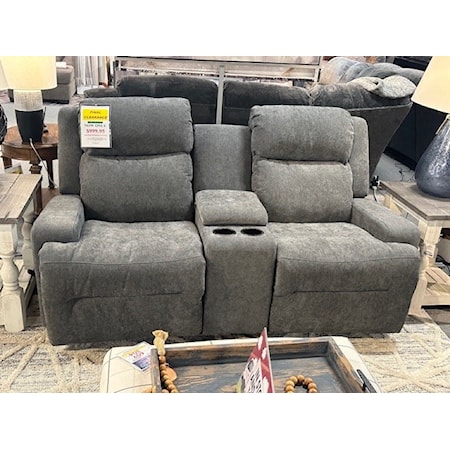 Best Home Furnishings Rocking Reclining Console Loveseat