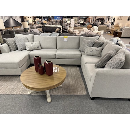"Homecoming" 3 Piece Sectional w/ Chaise Lounge.  Right Side Chaise Also Available.  