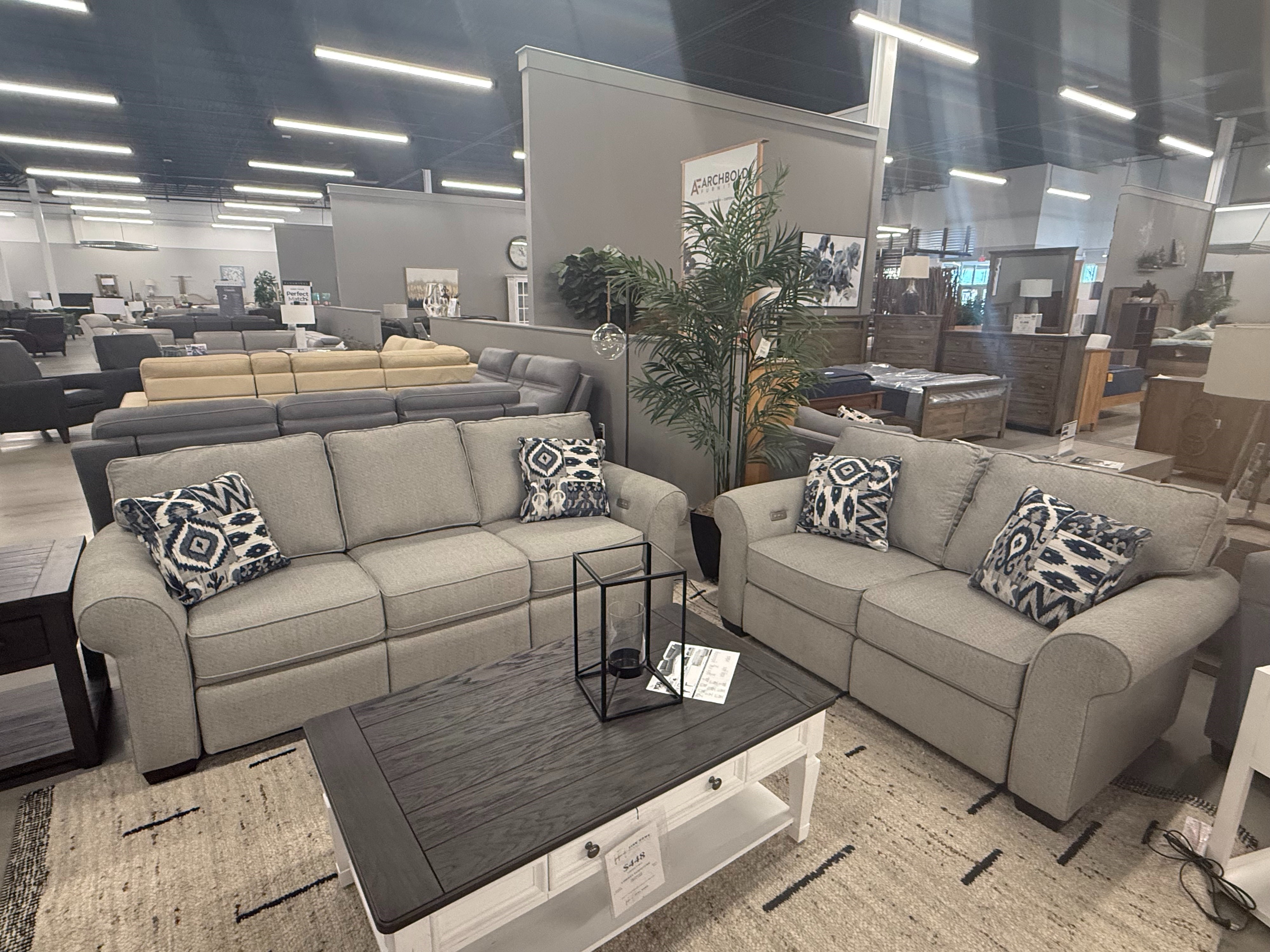 POWER RELCINER SOFA AND LOVESEAT BY ENGLAND FURNTIURE 