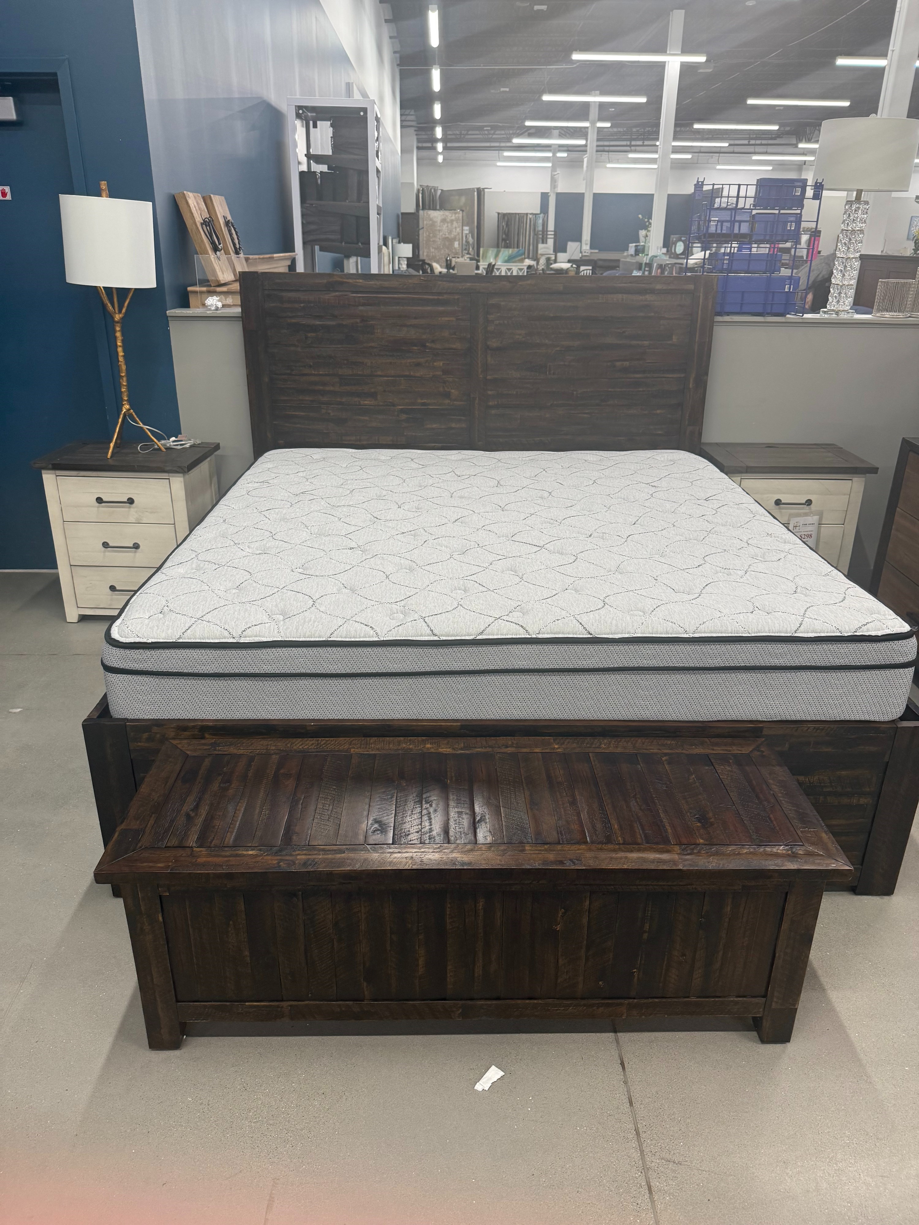 KING SIZE KONA STORAGE BED BY JOFRAN 