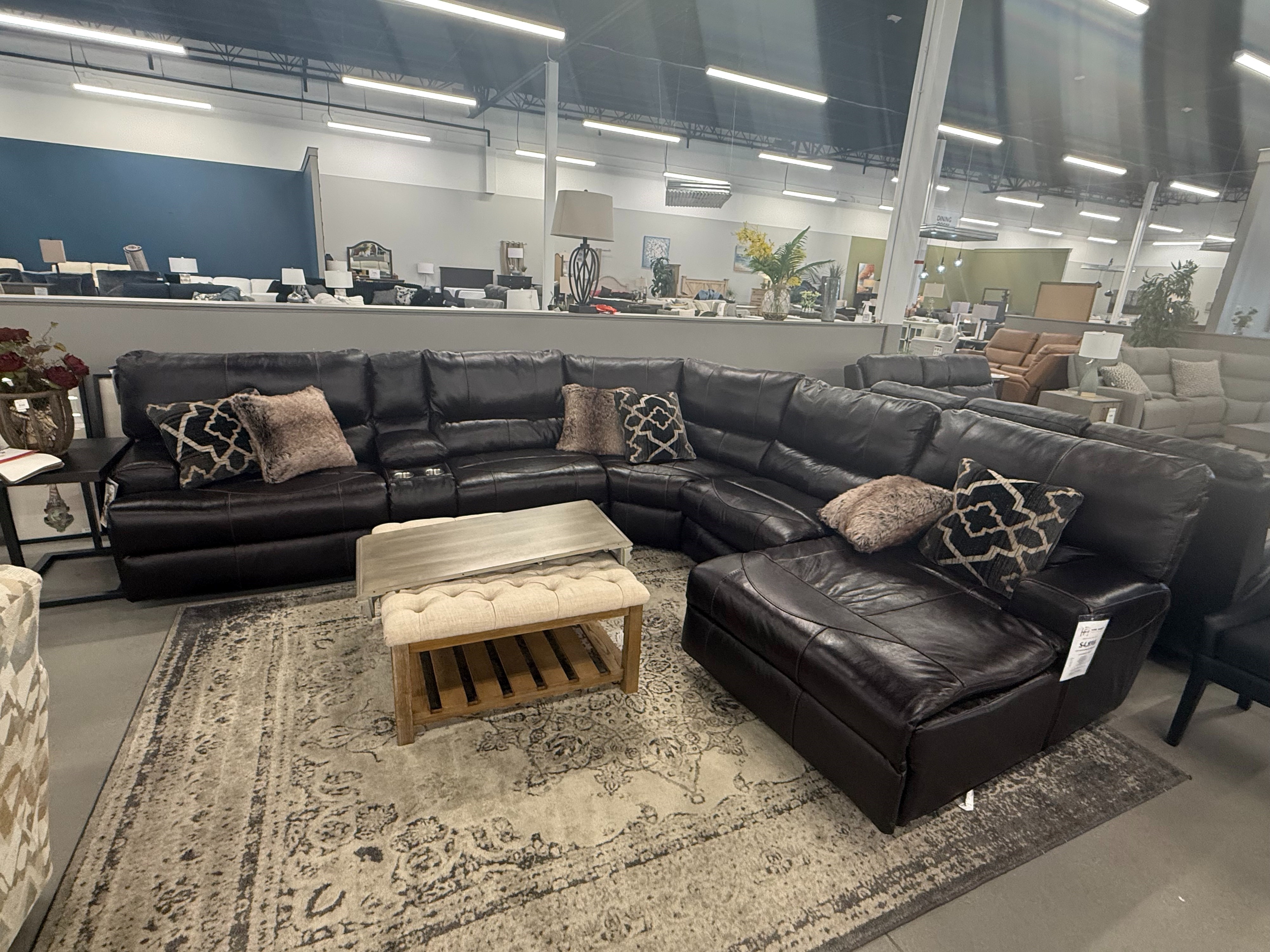 6PC COMO SECTIONAL BY CATNAPPER 