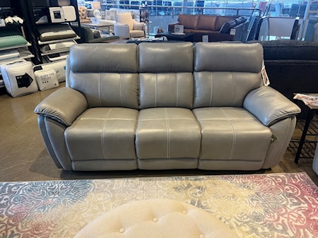 Leather Reclining Sofa made by Bassett Furniture