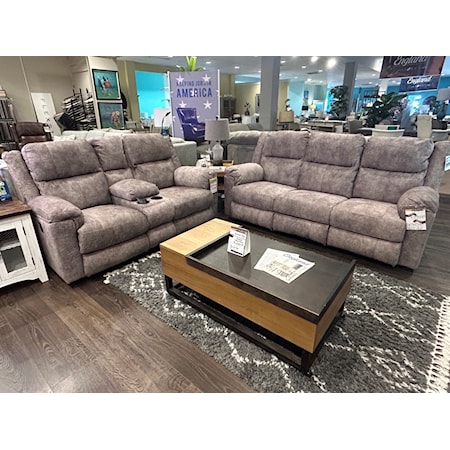 Power Reclining Sofa and Loveseat