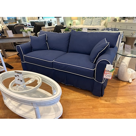 Slipcover, Down Feather, Queen Sleeper Sofa. Price includes chair. Chair can be sold separately, but sofa MUST be sold with chair. 