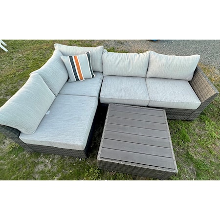 2-Piece Sectional & coffee Table