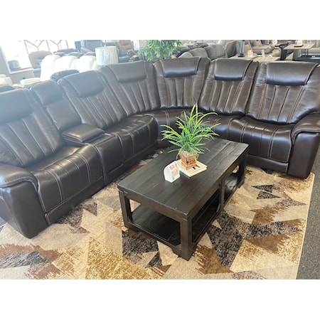 6 Piece Power Reclining Sectional