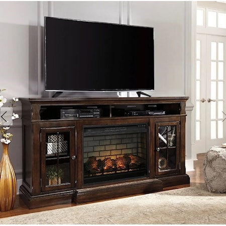 TV STAND WITH FIRE PLACE INSERT