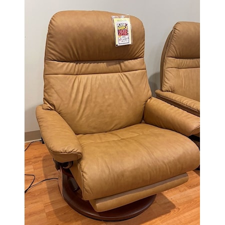 Ekornes Stressless Sunrise Large power leg and back recliner