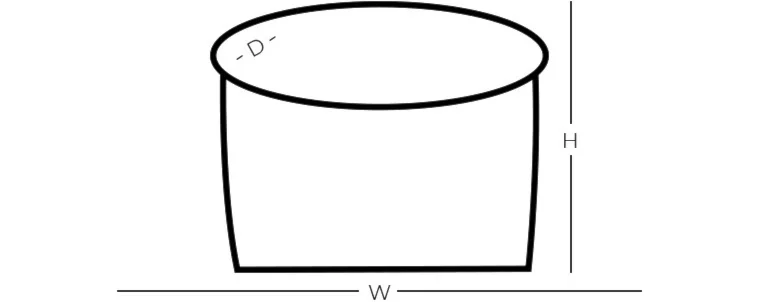 Line drawing of product