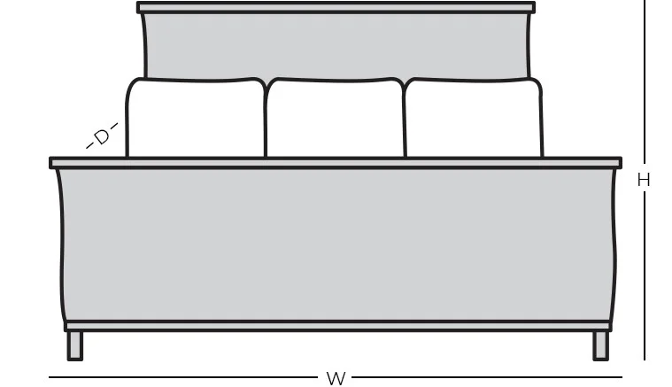 Line drawing of product