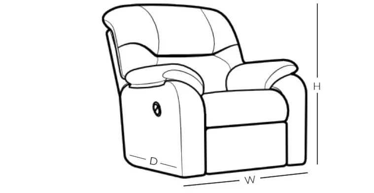 Line drawing of product