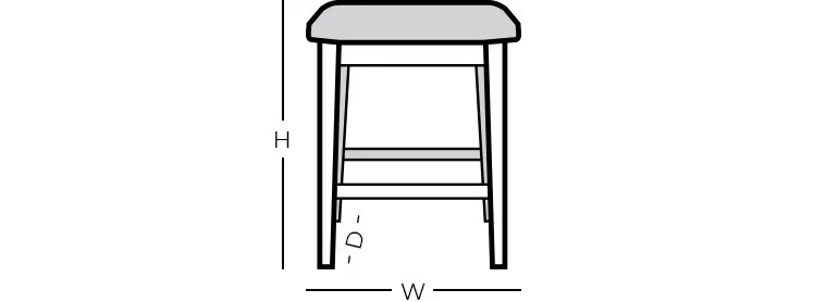 Line drawing of product