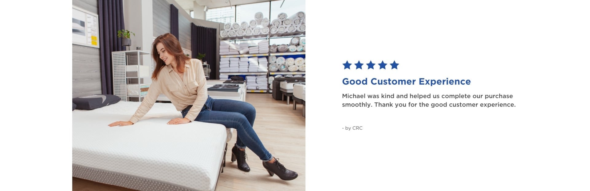 Good Customer Experience | 5 Stars | Michael was kind and helped us complete our purchase smoothly. Thank you for the good customer experience. - by CRC