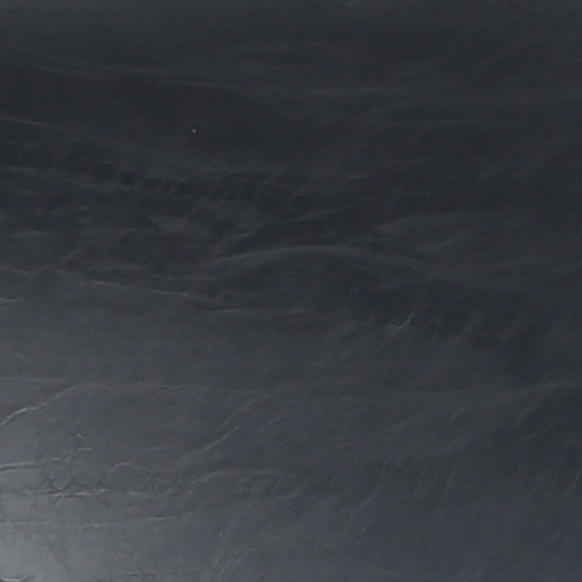 Black "Crackle" Bonded Leather Black