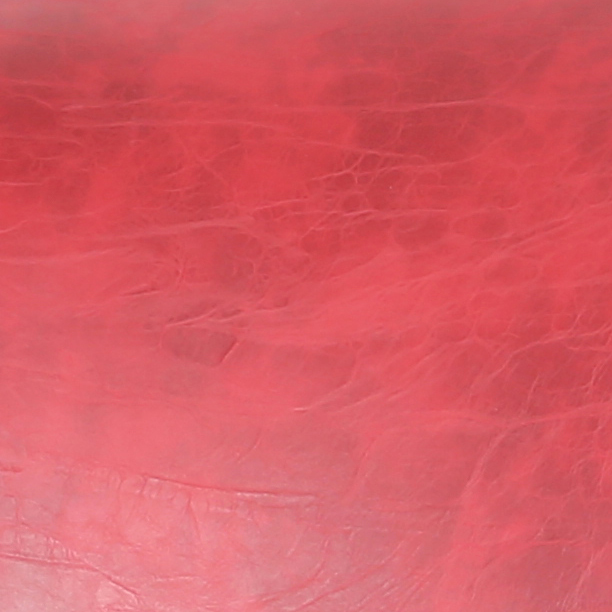 Red Crackle Bonded Leather Red