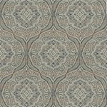 Gray Medallion Indoor/Outdoor Fabric