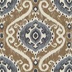 Brown Paisley Indoor/Outdoor Fabric